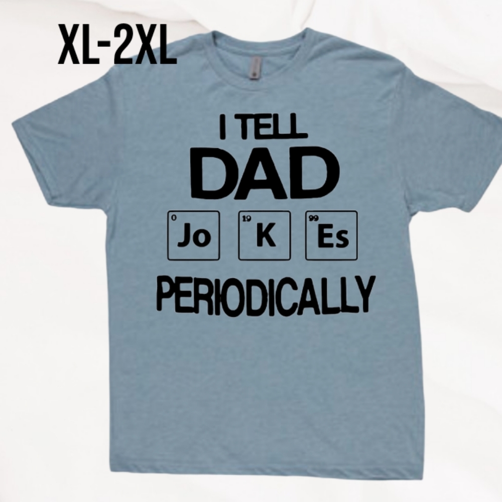 Dad Jokes Tri-Blend Tshirt XL-2XL